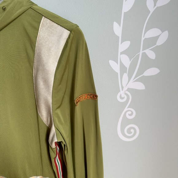 Parasuco Ribbed Silky Pocket Zip Up Forest Green M - Picture 4 of 6